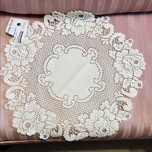 Heritage Lace Classic Cream Lace Table Doily